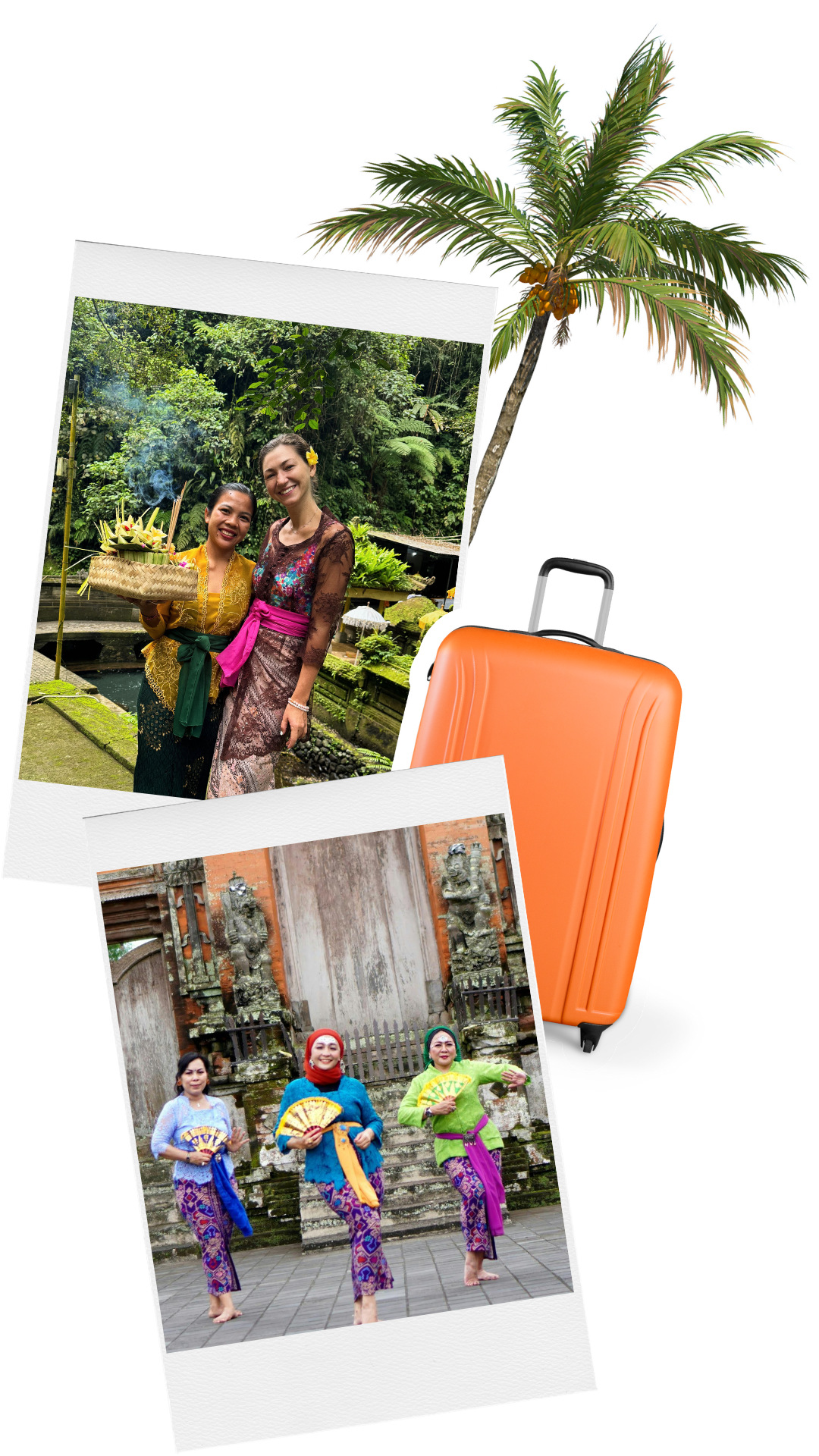 Collage of Bali experiences
